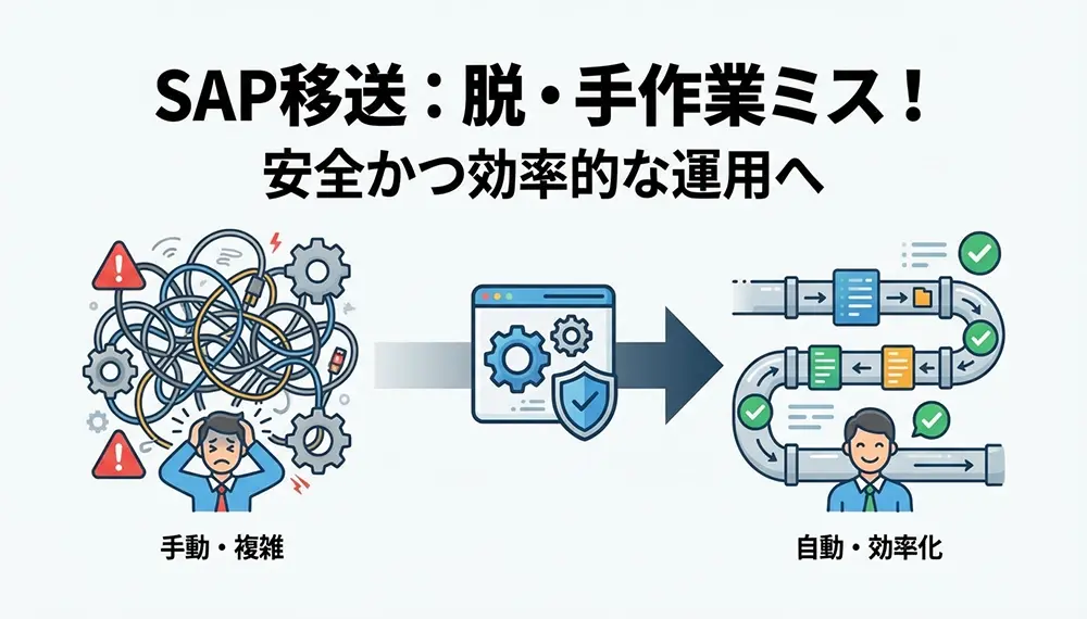 SAP移送の仕組みとは？運用の流れから課題解決まで徹底解説
