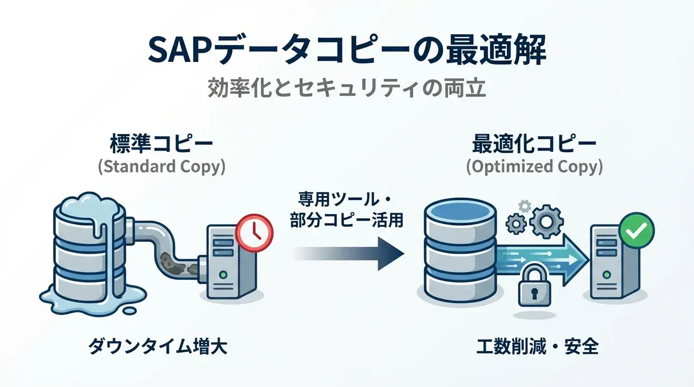 SAPデータコピーの基礎知識と効率的かつセキュアな環境構築手法