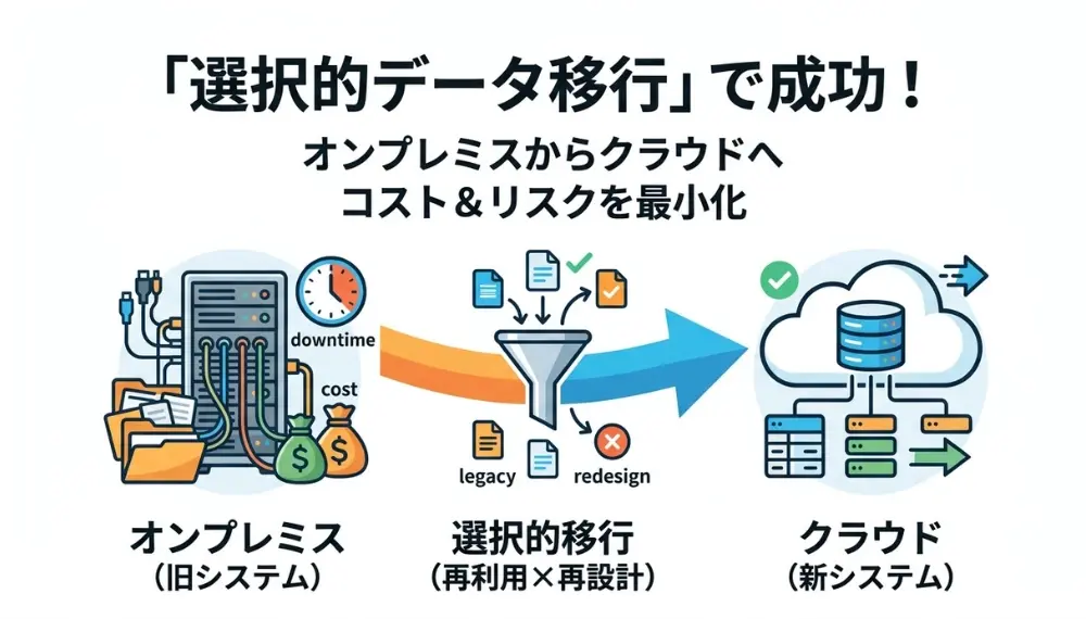 クラウド移行の課題とは？大規模システムを成功に導くデータ移行アプローチ