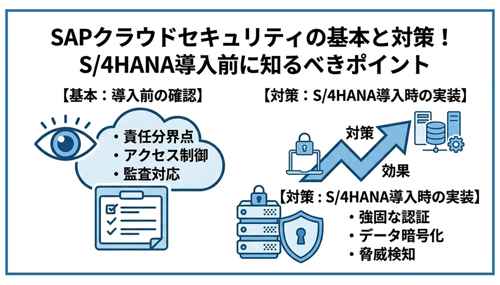 SAPクラウドセキュリティの基本と対策！S/4HANA導入前に知るべきポイント