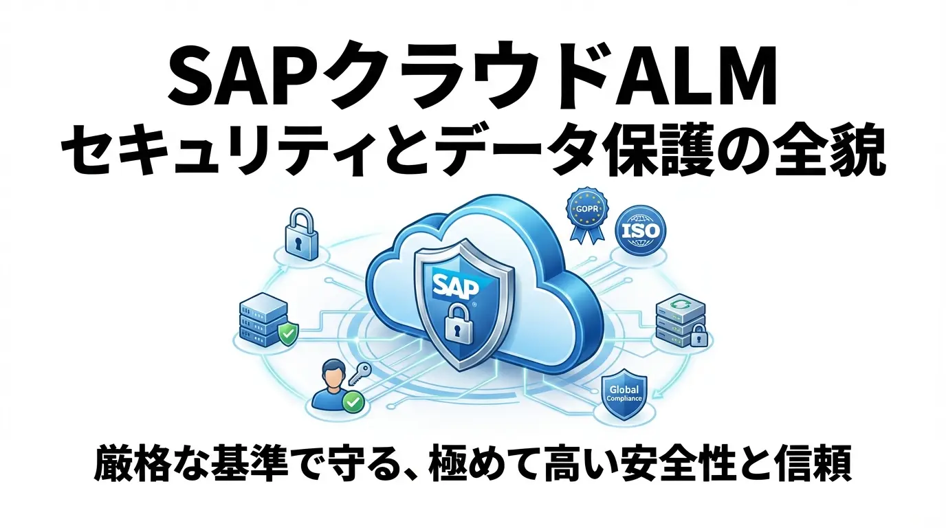 SAPクラウドALMのセキュリティは万全？データ保護と安全性の仕組みを解説